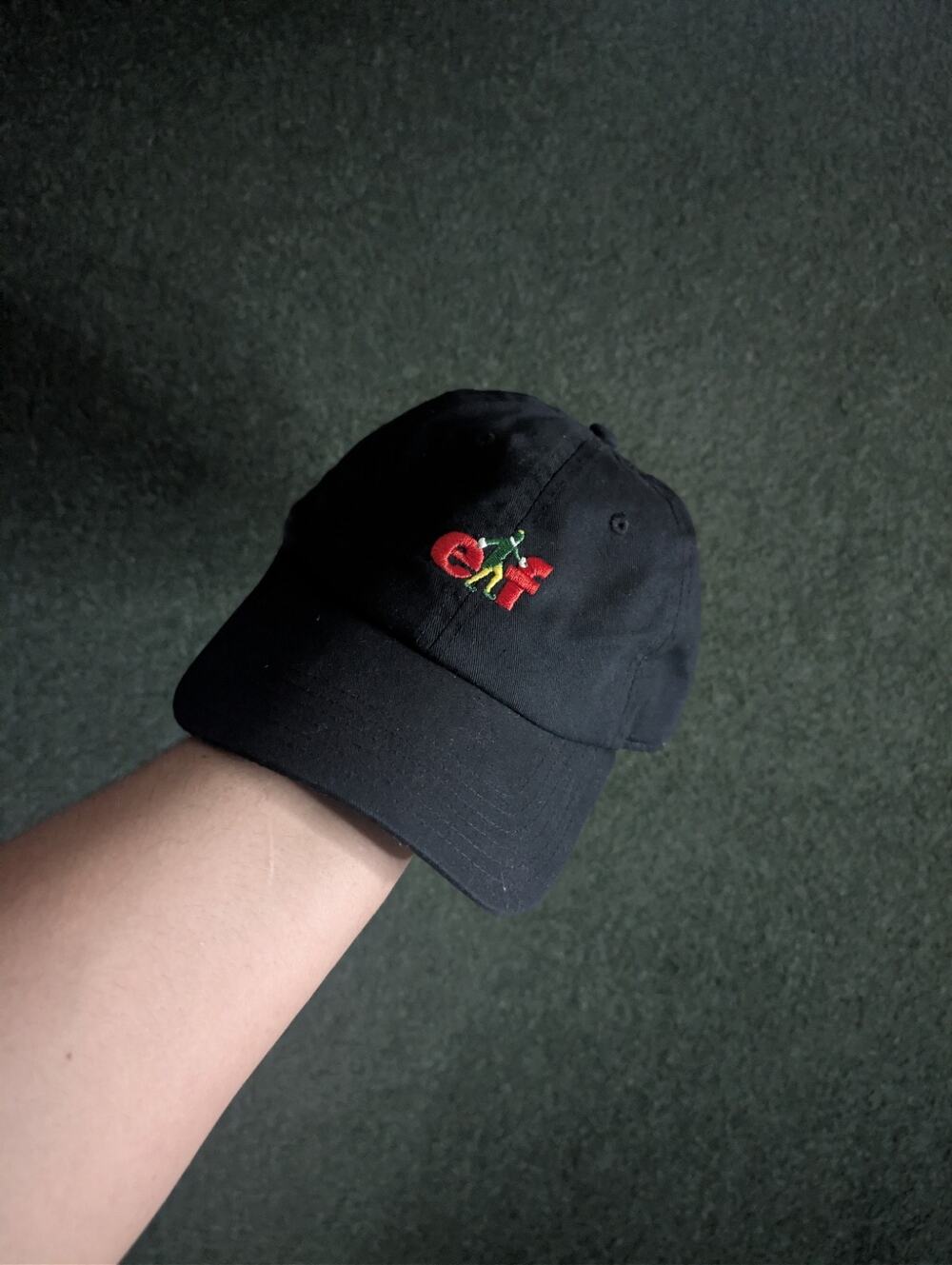 Elf Movie Hat Buddy the Elf Black Cotton OSFM New Line Cinema Christmas Cap